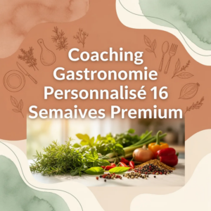Coaching Gastronomie Personnalisé 16 Semaines Premium