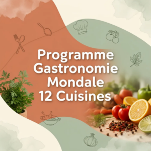 Programme Gastronomie Mondiale 12 Cuisines
